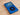 Custom iPod Classic 7th Gen flash modded – blue faceplate, black clickwheel and blue centre button