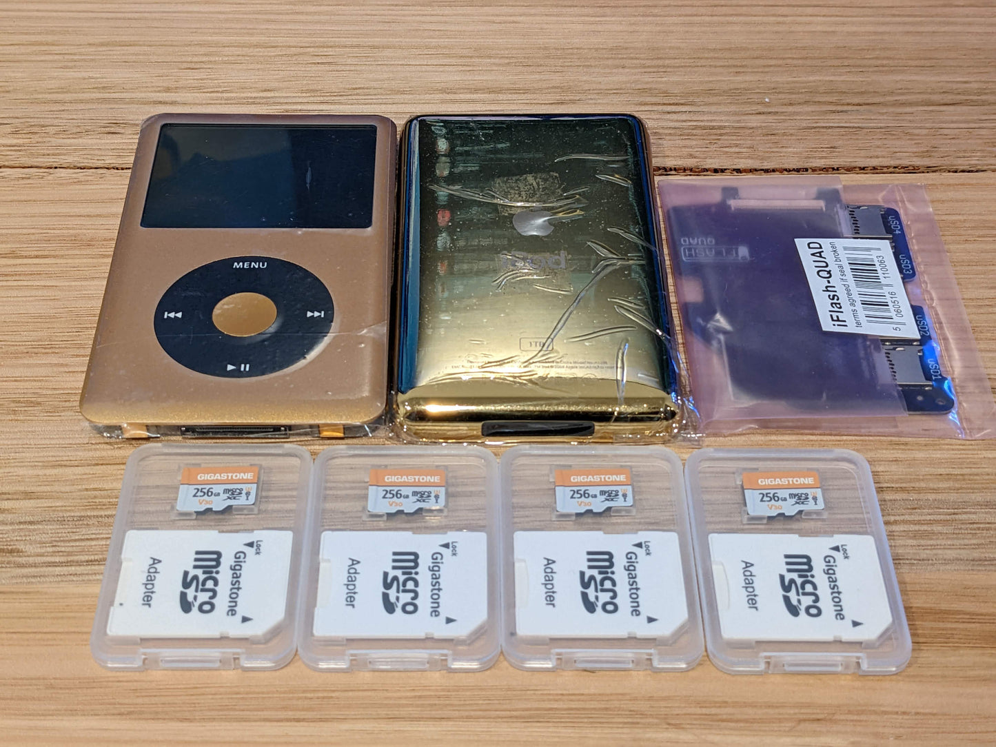 Custom Apple iPod Classic 7th Gen Flash Modded 256GB - 2TB / Big Battery Mod