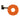 iPod Classic 6th 7th Gen Clickwheel - Orange