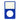 iPod Classic 6th 7th Gen Faceplate (Metal & Plastic) - Blue Plastic