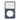 iPod Classic 6th/7th Gen plastic faceplate - Black Transparent