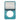 iPod Classic 6th 7th Gen Faceplate (Metal & Plastic) - Teal Transparent