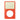 iPod Classic 6th 7th Gen Faceplate (Metal & Plastic) - Orange Plastic