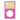 iPod Classic 6th 7th Gen Faceplate (Metal & Plastic) - Pink Plastic