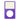 iPod Classic 6th 7th Gen Faceplate (Metal & Plastic) - Purple Plastic
