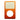 iPod Classic 6th 7th Gen Faceplate (Metal & Plastic) - Orange Metal