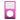 iPod Classic 6th 7th Gen Faceplate (Metal & Plastic) - Pink Metal