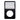 iPod Classic 6th 7th Gen Faceplate (Metal & Plastic) - Black Plastic