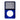 iPod Classic 6th/7th Gen plastic faceplate - Blue Transparent