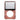 iPod Classic 6th 7th Gen Faceplate (Metal & Plastic) - Burnt Red Transparent