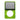 iPod Classic 6th/7th Gen plastic faceplate - Green Transparent