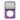 iPod Classic 6th/7th Gen plastic faceplate - Purple Transparent
