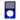 iPod Video 5th/5.5 Gen plastic faceplate - Blue Transparent