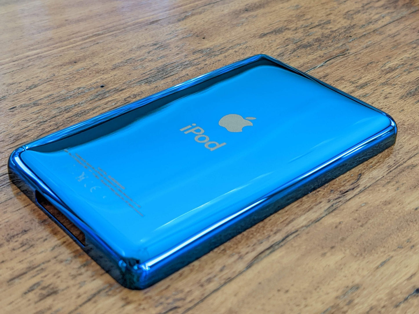 iPod Video / Classic Blue Thin Rear Cover (No Storage Engraved)