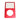iPod Classic 6th 7th Gen Faceplate (Metal & Plastic) - Red Metal