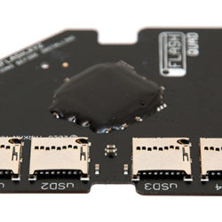 iFlash QUAD quad microSD adapter for iPod 5th, 6th and 7th Gen